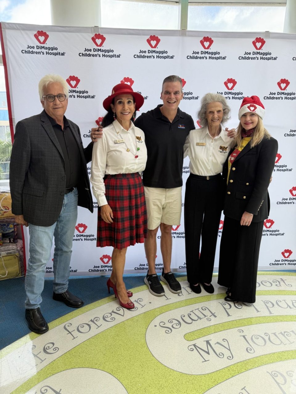 Rita Case and Friends Spread Holiday Cheer at Joe DiMaggio Children’s Hospital
