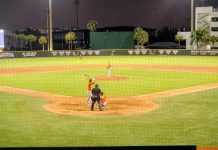 PRESEASON OFFICIALLY STARTED TODAY. PITCHING LOOKED SHARP WHILE THE BATTERS STRUGGLED AT THE PLATE