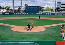 Full scrimmage resumed today, with pitching continuing to dominate our hitters and allowing only six hits.