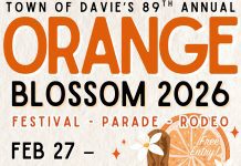 TOWN OF DAVIE ORANGE BLOSSOM CELEBRATION STARTS ON FEB. 27, 2026