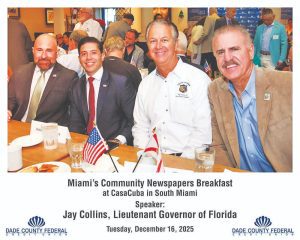 Having breakfast with Lt. Governor of Florida