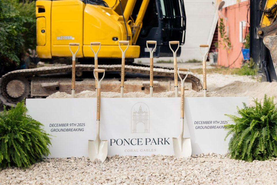 Allen Morris Co. Breaks Ground on Ponce Park, Coral Gables’ Transformative Mixed-Use Development