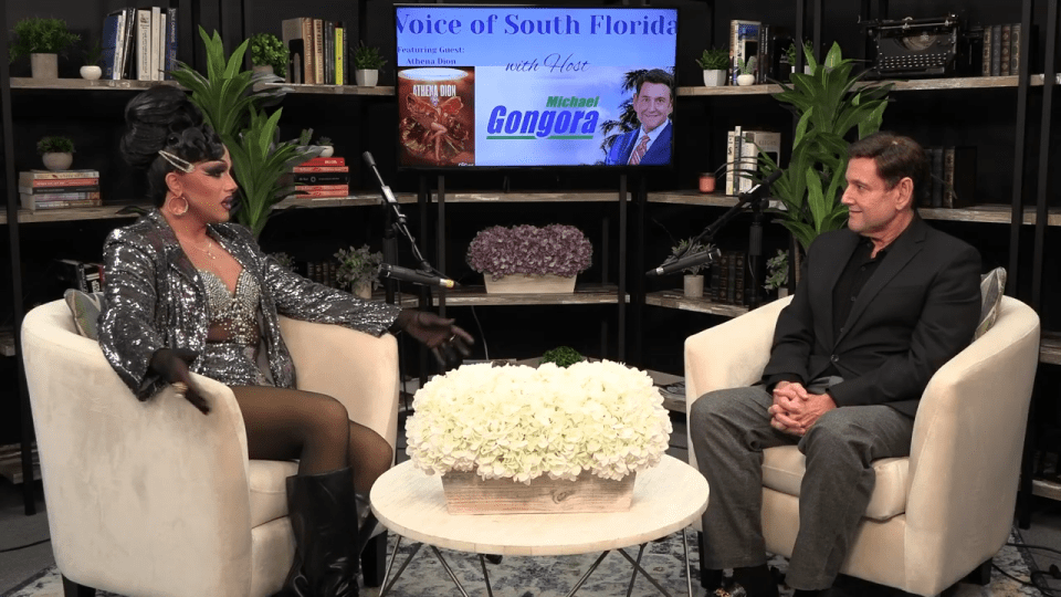 The Voice of South Florida: Host Michael Gongora Meets with Athena Dion