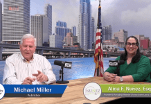 Alina Núñez of Núñez Estate Law & Title with Michael Miller