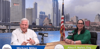Alina Núñez of Núñez Estate Law & Title with Michael Miller