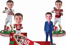 Bobblehead Hall of Fame honors Fernando Mendoza Bobblehead Hall of Fame honors Fernando Mendoza