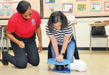 M-DCPS conducts instruction on choking, CPR, AED procedures M-DCPS conducts instruction on choking, CPR, AED procedures