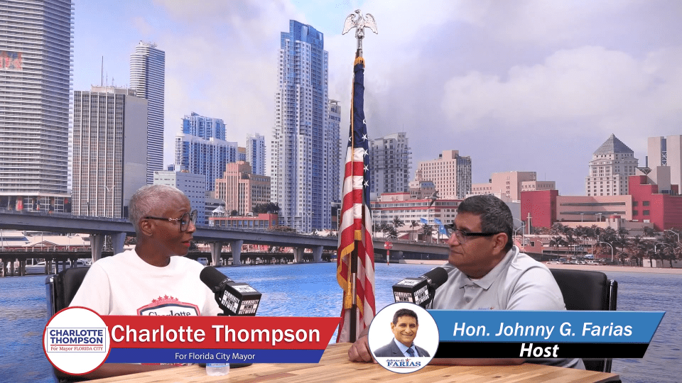 Charlotte Thompson Shares Vision for a Safer, Stronger Florida City on The Johnny Farias Show