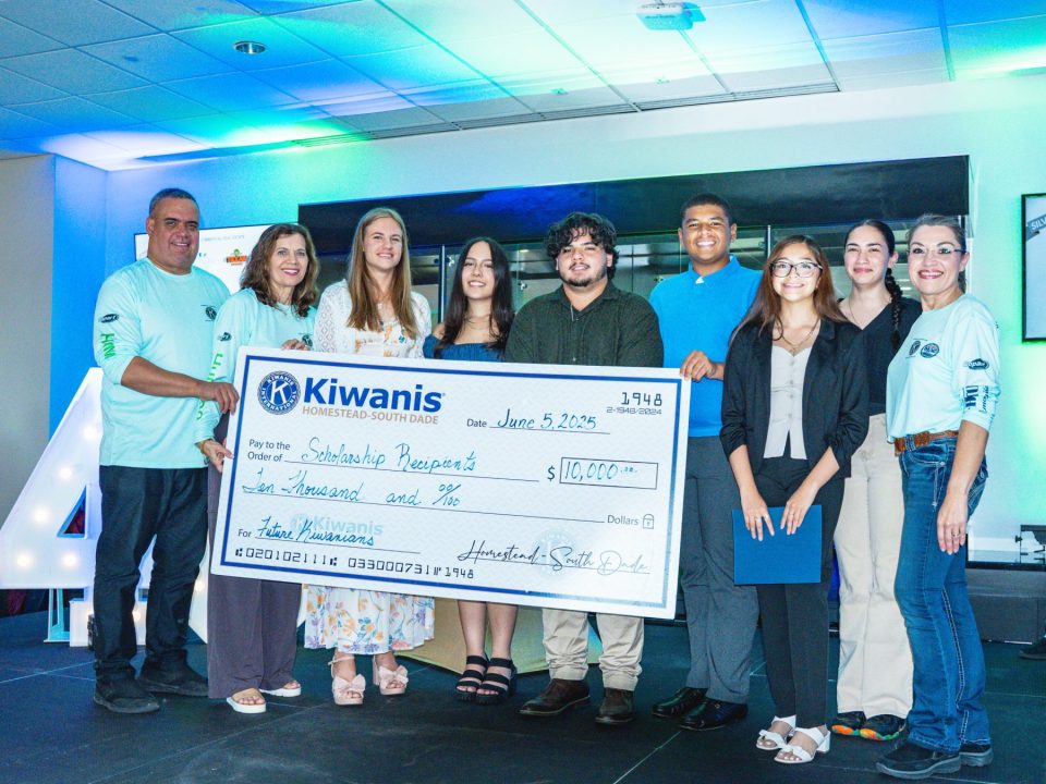 Kiwanis Club of Homestead-South Dade now accepting scholarship applications for college, trade schools; deadline March 15
