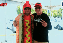 Grant Miller Here at the Largest Hall of Fame of Inductees in the World at Arbetter’s Hot Dogs