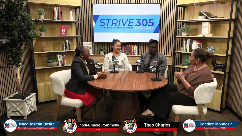 Theo Charles and Jhodi-Ghaele Pommells Featured on Strive 305 Kreyòl Edition to Share Theo’s Food Journey