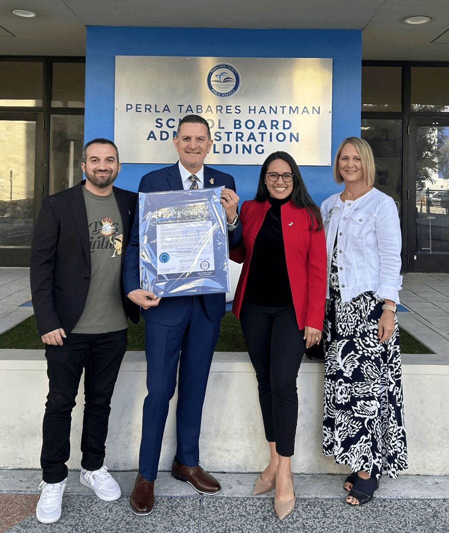 SCHOOL BOARD MEMBER LUISA SANTOS AND THE SCHOOL BOARD OF MIAMI-DADE COUNTY, FLORIDA, RECOGNIZE MR. MICHAEL BAIAMONTE, THE VOICE OF THE MIAMI HEAT