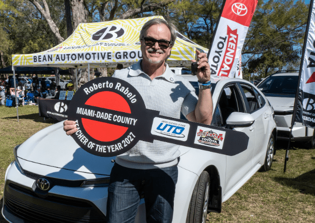 Kendall Toyota Honors Miami-Dade Teacher of the Year with Donation of New Toyota Corolla