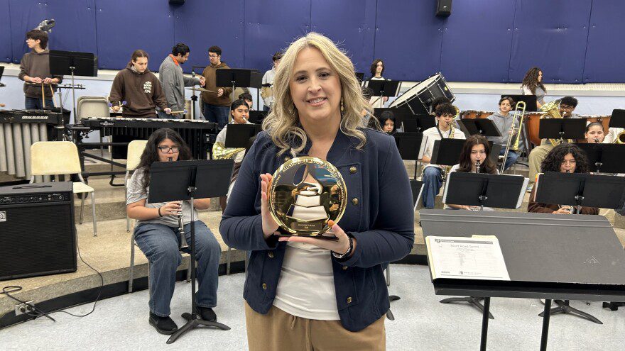 Jennifer Jimenez is back in the classroom after being named Music Educator of the Year by The Recording Academy.
