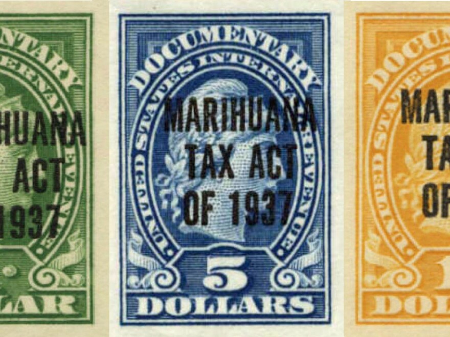Decades before marijuana was banned under U.S. law, the drug could be imported and exported legally, if it bore stamps required by the Marihuana Tax Act of 1937.