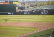 Miami secures its first ACC series victory with an 8-6 win, highlighted by Brylan West’s dramatic diving catch to end the inning.