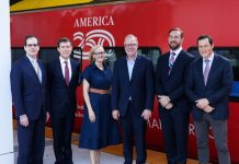 Brightline’s Freedom Express train honors America’s 250th annivesary Brightline’s Freedom Express train honors America’s 250th annivesary