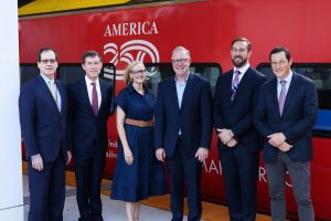 Brightline’s Freedom Express train honors America’s 250th annivesary