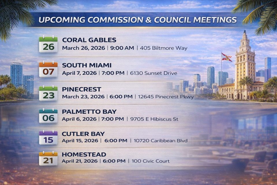 MIAMI-DADE MUNICIPAL BRIEFS Compiled by Gemini AI | Editorial Review by Community Newspapers Staff