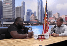 Grant Miller meets with Bryan Derrick from MPS Credit Union