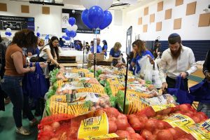 Volunteers participate in JCS Matzah Mitzvah event